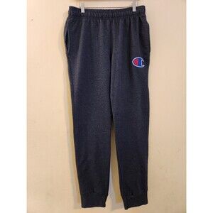 Champion Men's Size Large Blue‎ Powerblend Comfortable Fleece Jogger Pants
